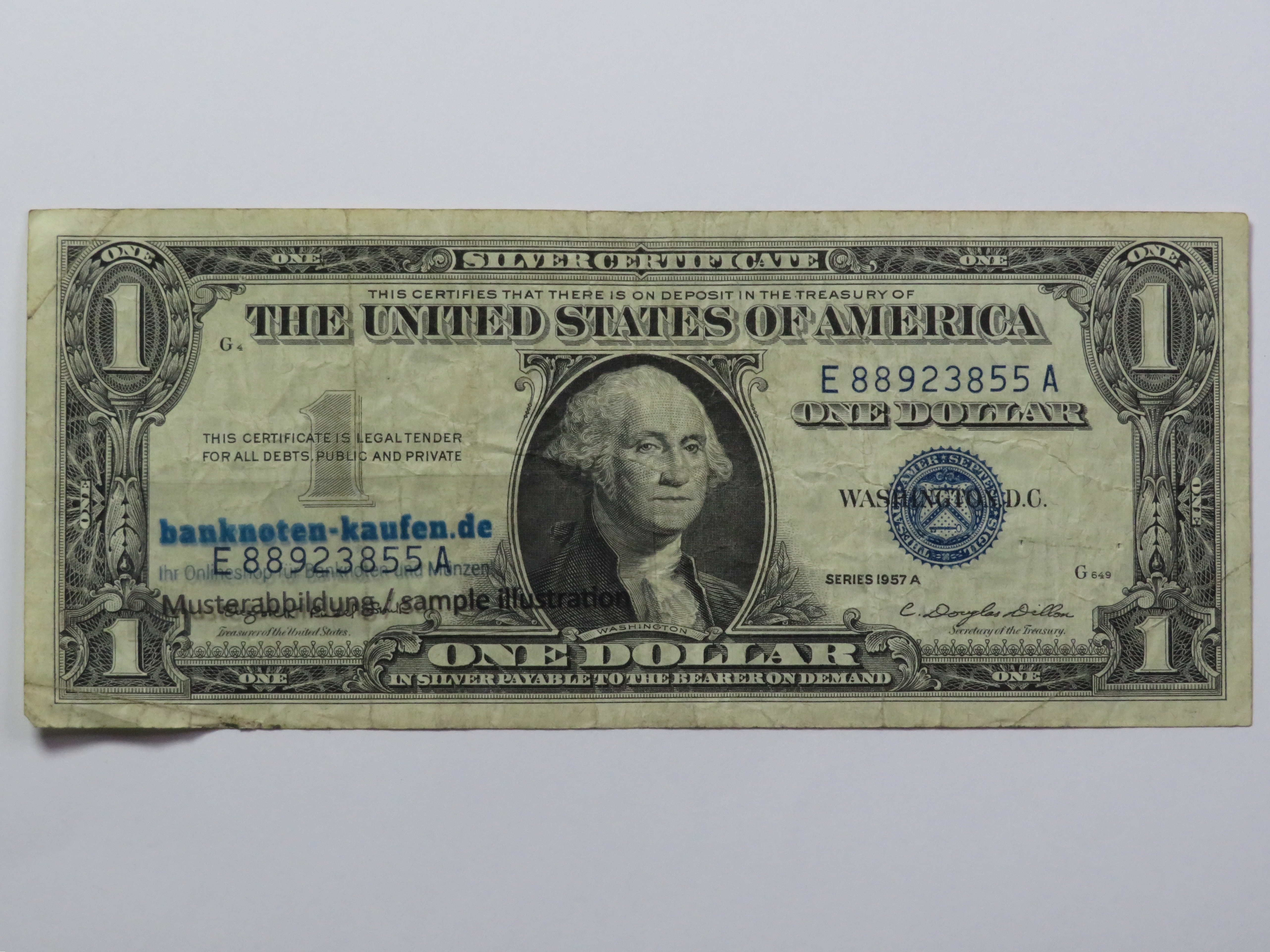 United States of America - 1 Dollar, 1957, circulated (USED)
