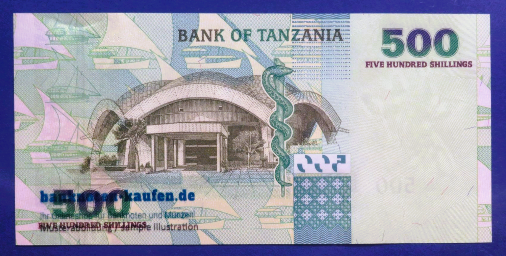 Tansania, 500 Shillings, 2003ND, kassenfrisch (UNC), P-35