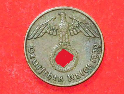 Deutsches Reich: 2 Reichspfennig, 1936-1940, gebraucht (used / ss), # 86