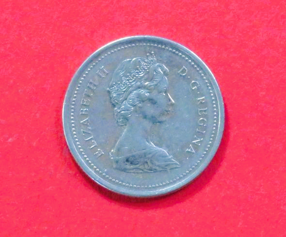 Kanada:  25 Cents, 1973, gebraucht (used / ss), Gedenkausgabe, # 78