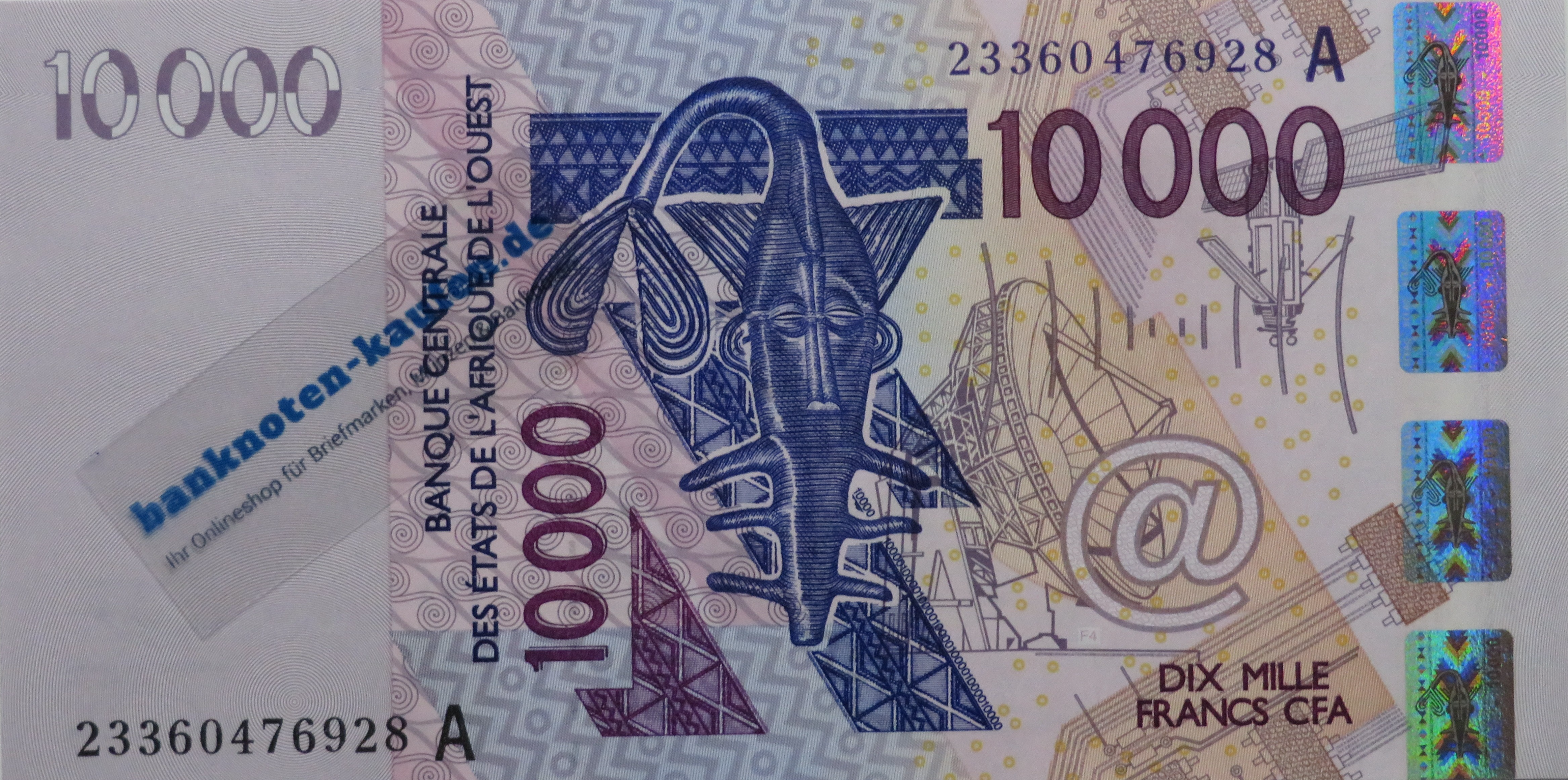 Westafrican States, 10.000 Francs, 2003/23, uncirculated (UNC)