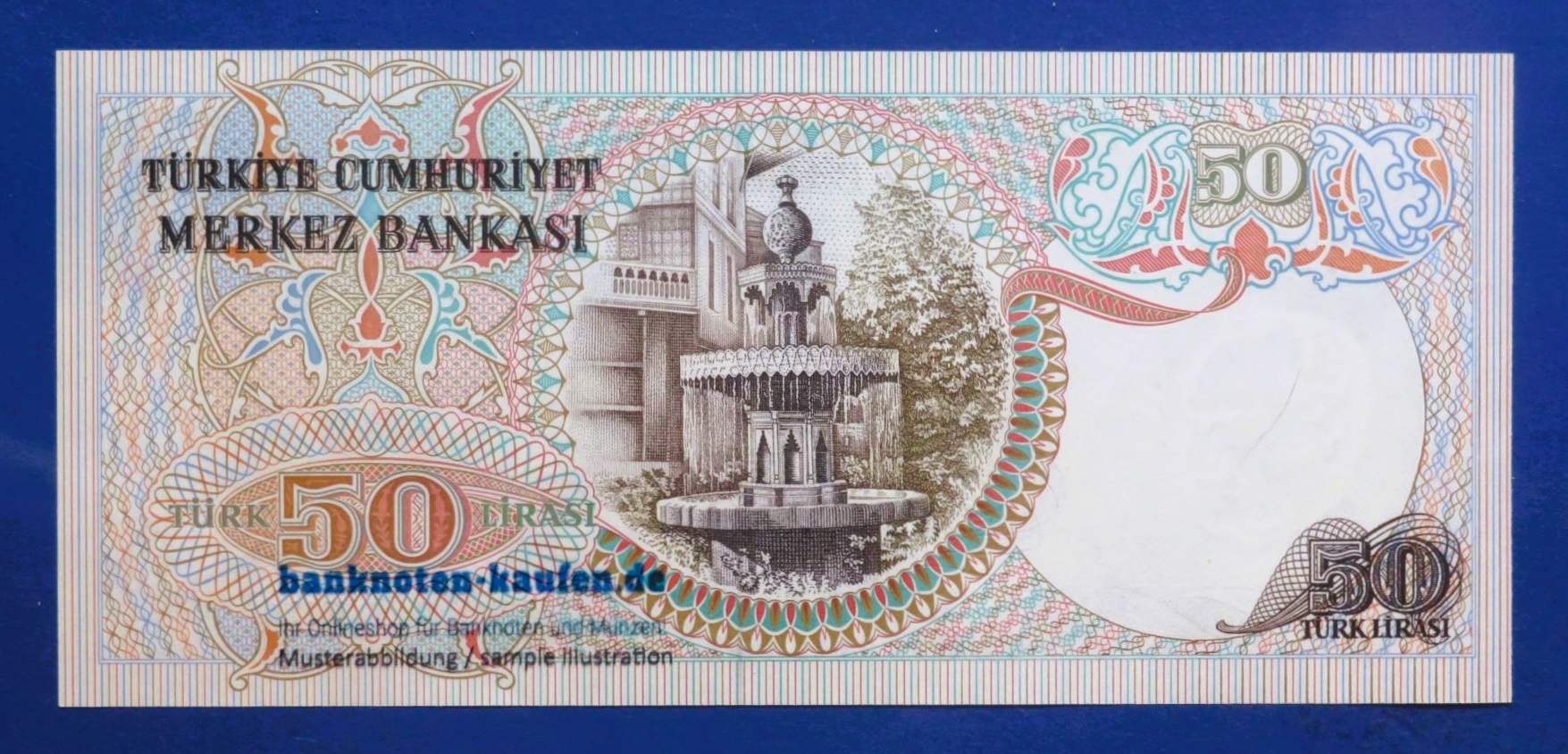 Türkei, 50 Lira, 1976ND, kassenfrisch (UNC), P-188