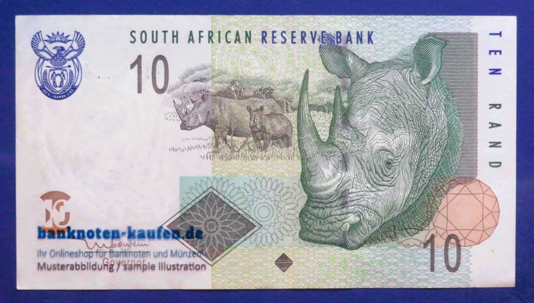Südafrika, 10 Rand, 2005ND, gebraucht (USED / VF+), P-128a