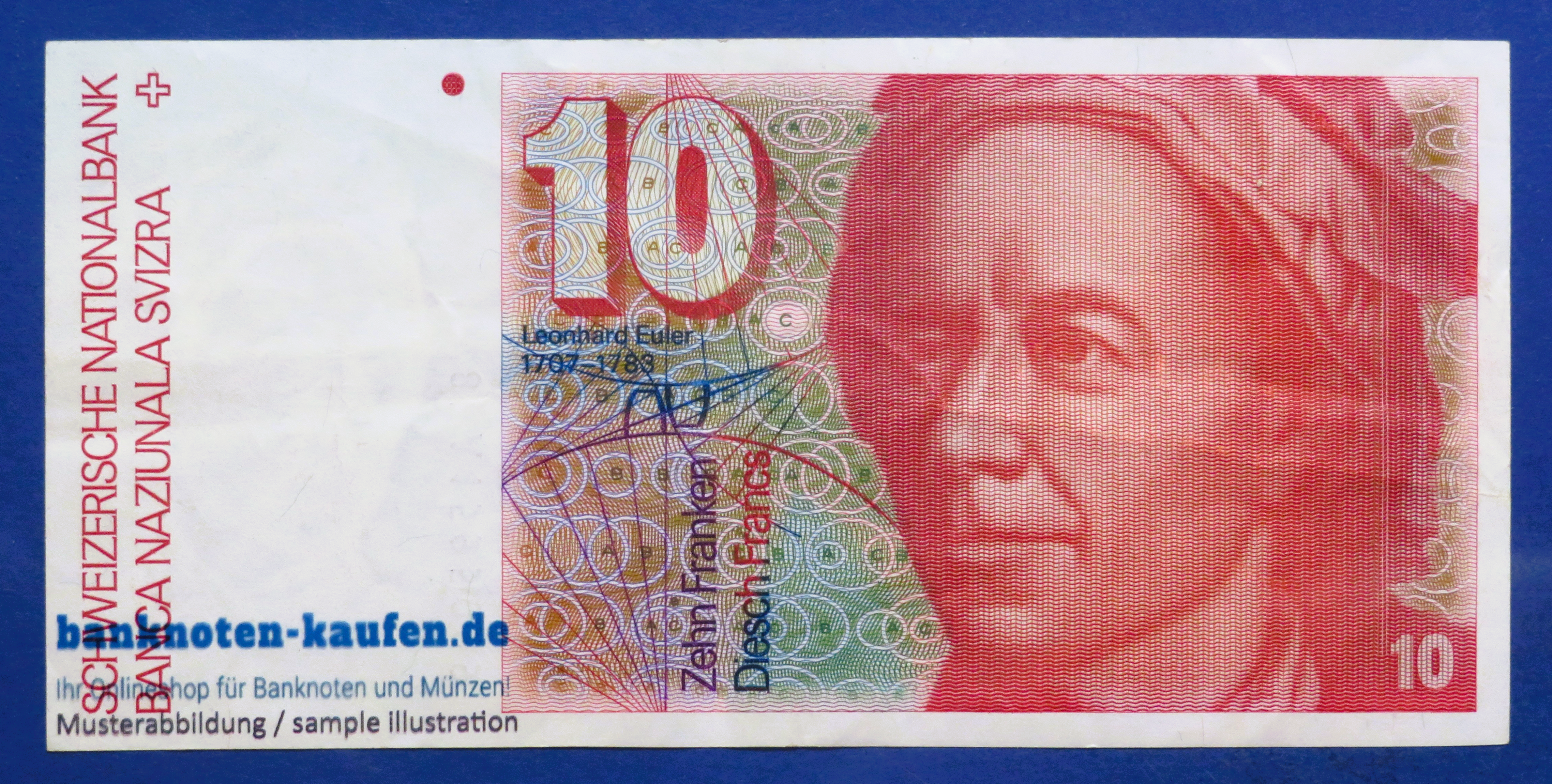 Switzerland, 10 Franken, 1987, circulated (USED / VF), P-53g
