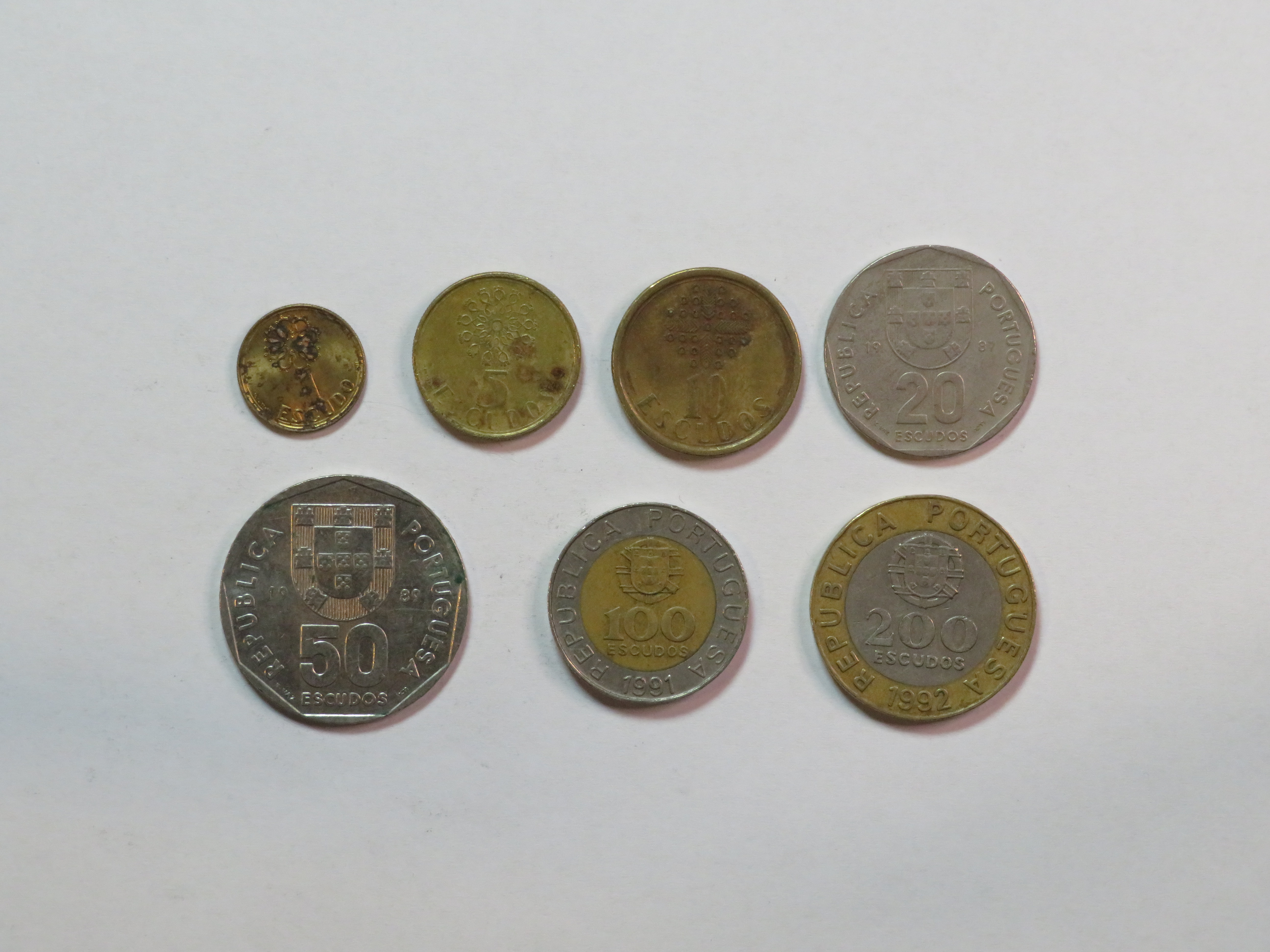 Colombia - Coin Set 1974-1981 - USED