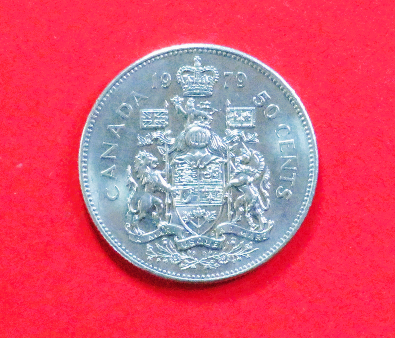 Canada:  50 Cents, 1978-1989, circulated (used / vf+), # 65.3