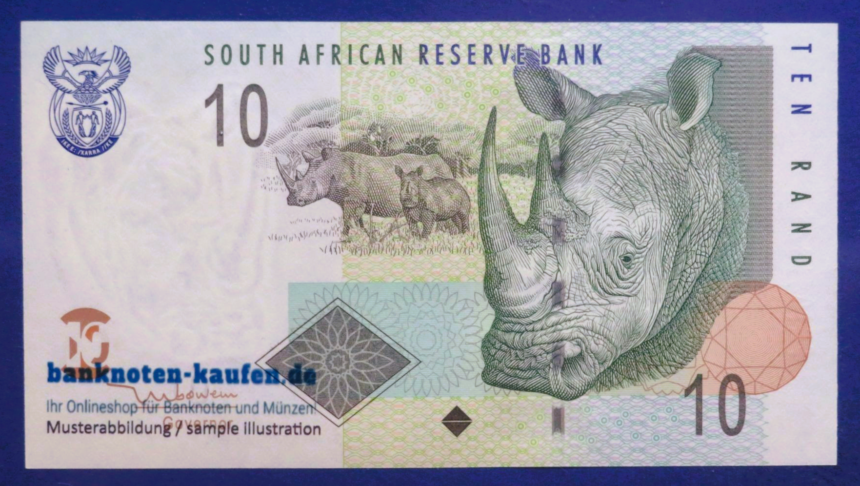 Südafrika, 10 Rand, 2005ND, kassenfrisch (UNC), P-128a