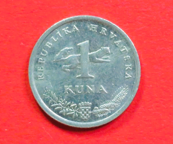 Kroatien:  1 Kuna, 2014, gebraucht (used / ss), Gedenkausgabe, # 108