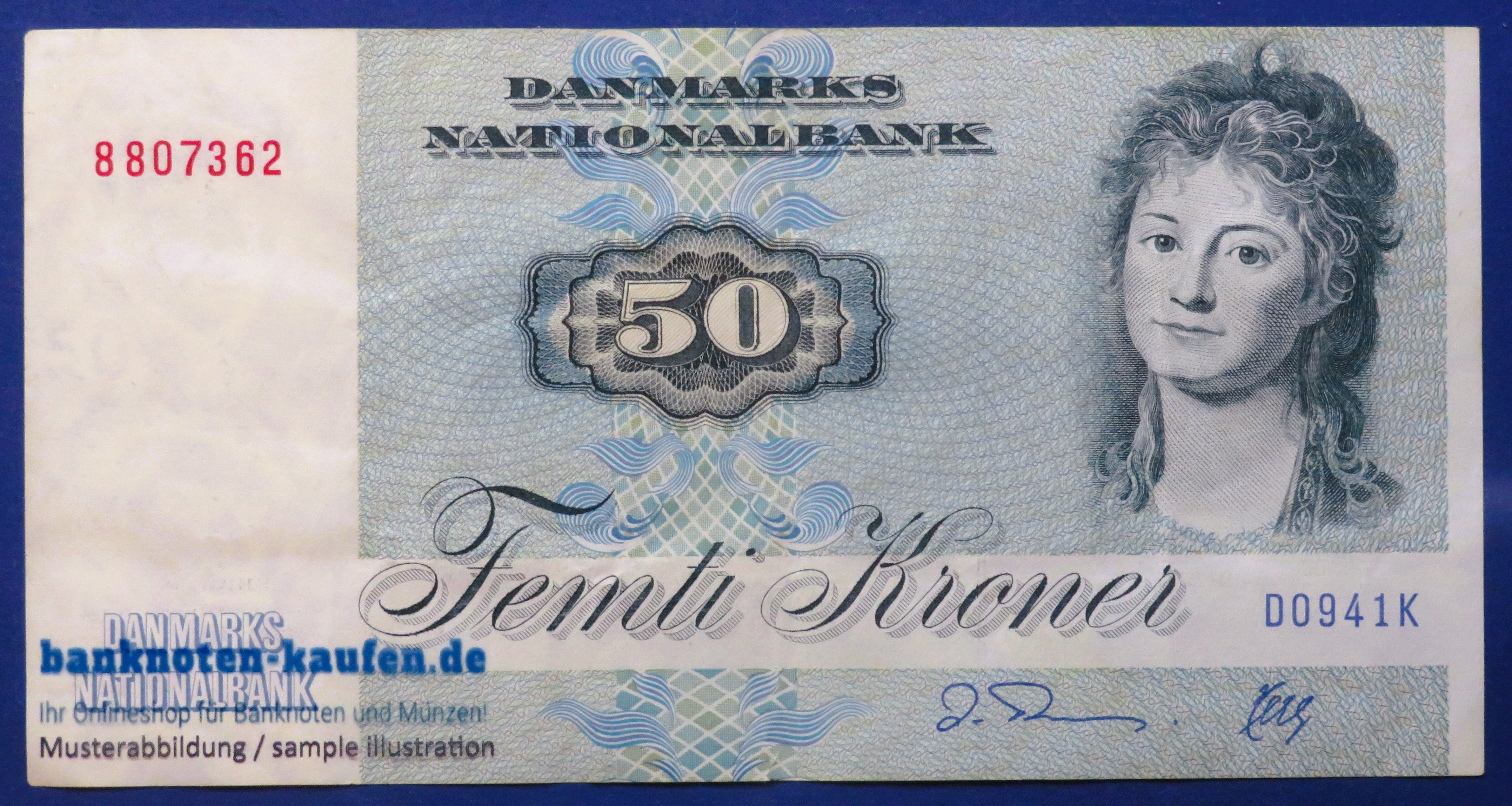 Denmark, 50 Kroner, 1994, circulated (USED / VF), P-50