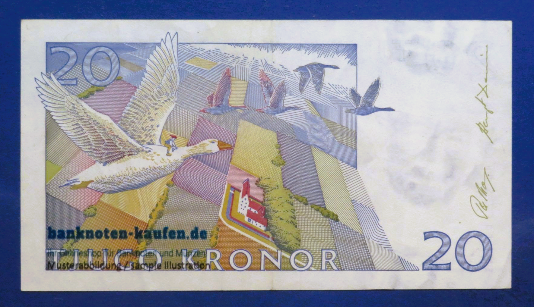 Schweden, 20 Kronor, 1995, gebraucht (USED / VF+), P-61b