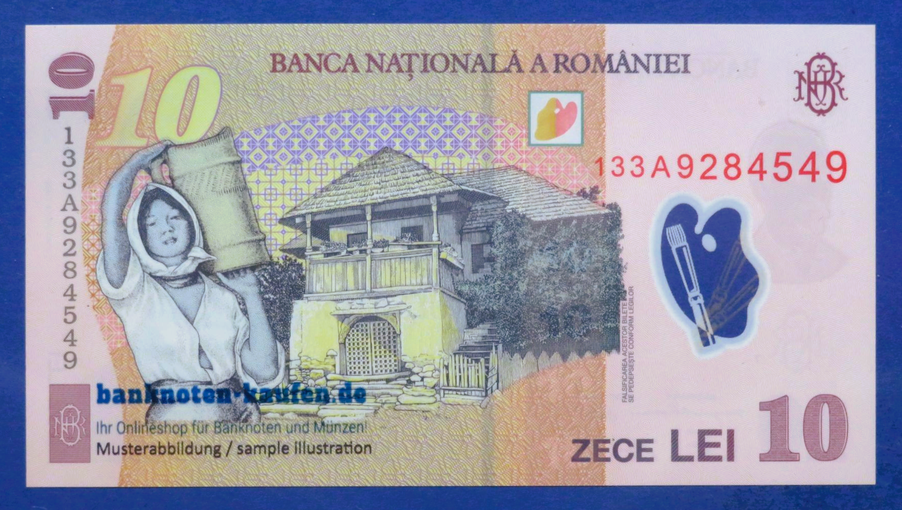 Romania, 10 Lei, 2008 (2013), uncirculated (UNC), Polymer, P-119i