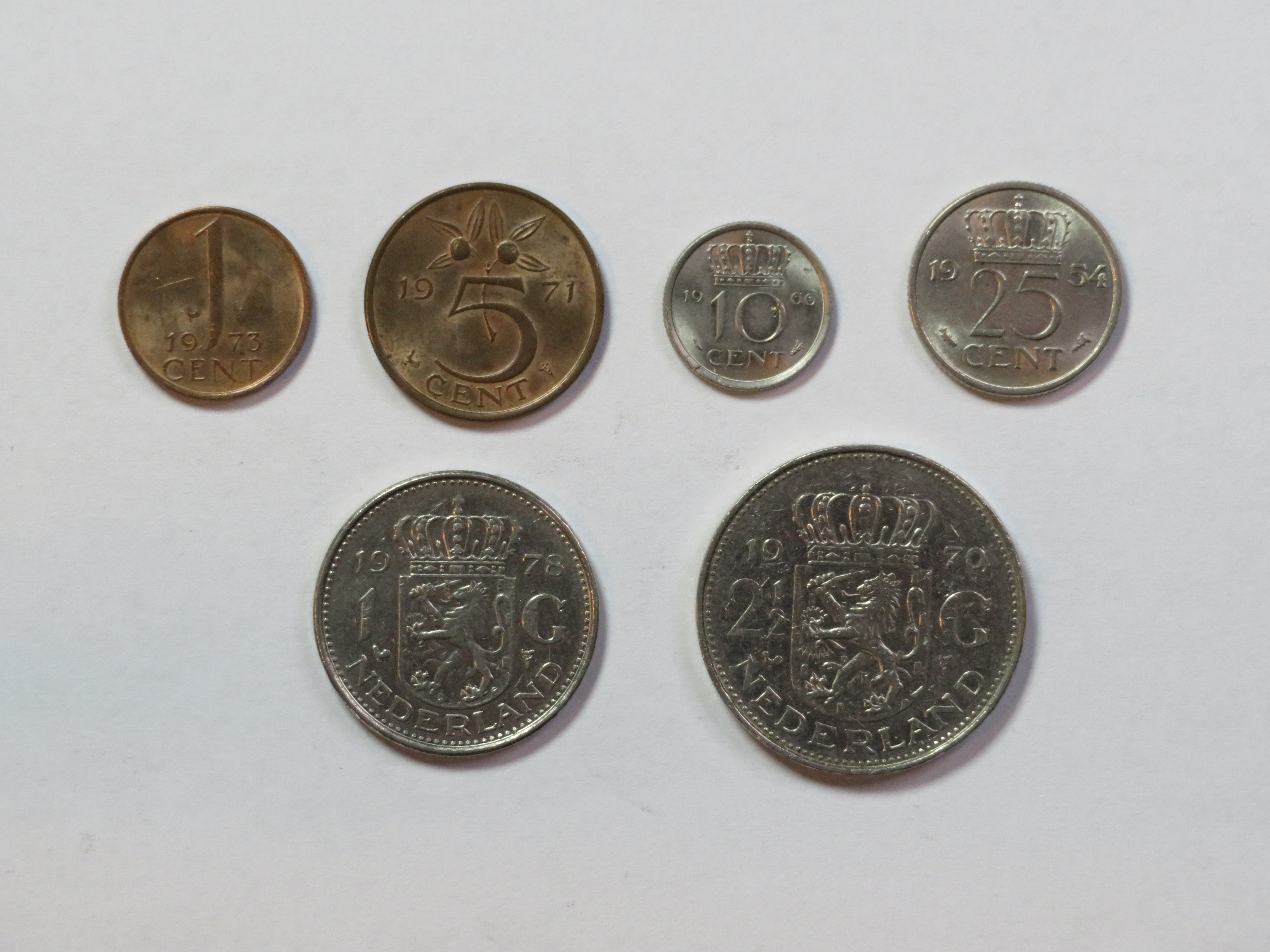 Colombia - Coin Set 1974-1981 - USED