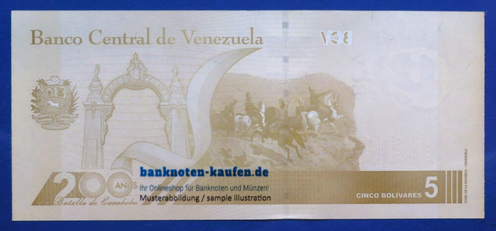 Venezuela, 5 Bolivares Digitales, 2021, fast kassenfrisch (AU), P-115