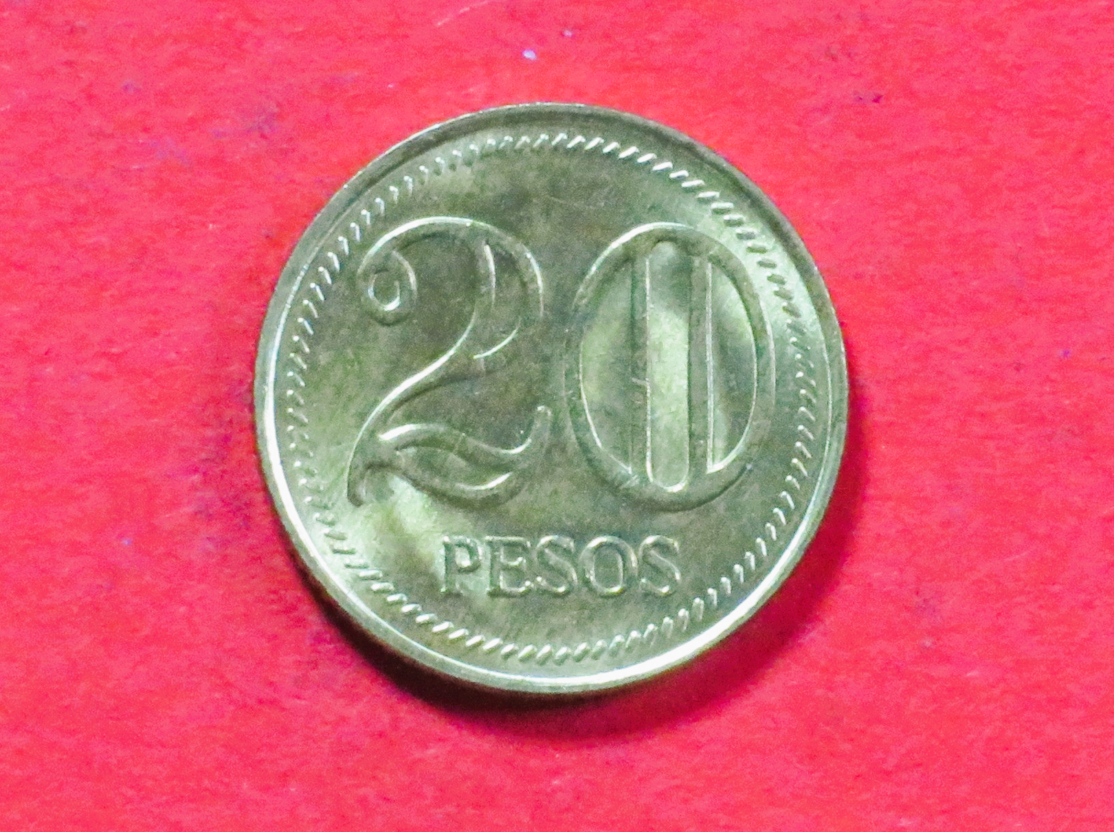 Kolumbien:  20 Pesos, 2004-2008, gebraucht (used / vz), # 121