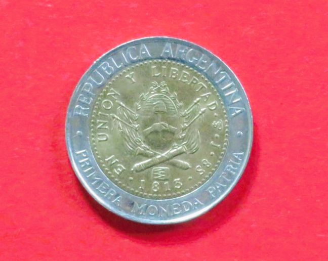 Argentina:  1 Peso, 1994+, circulated (used / xf), # 113