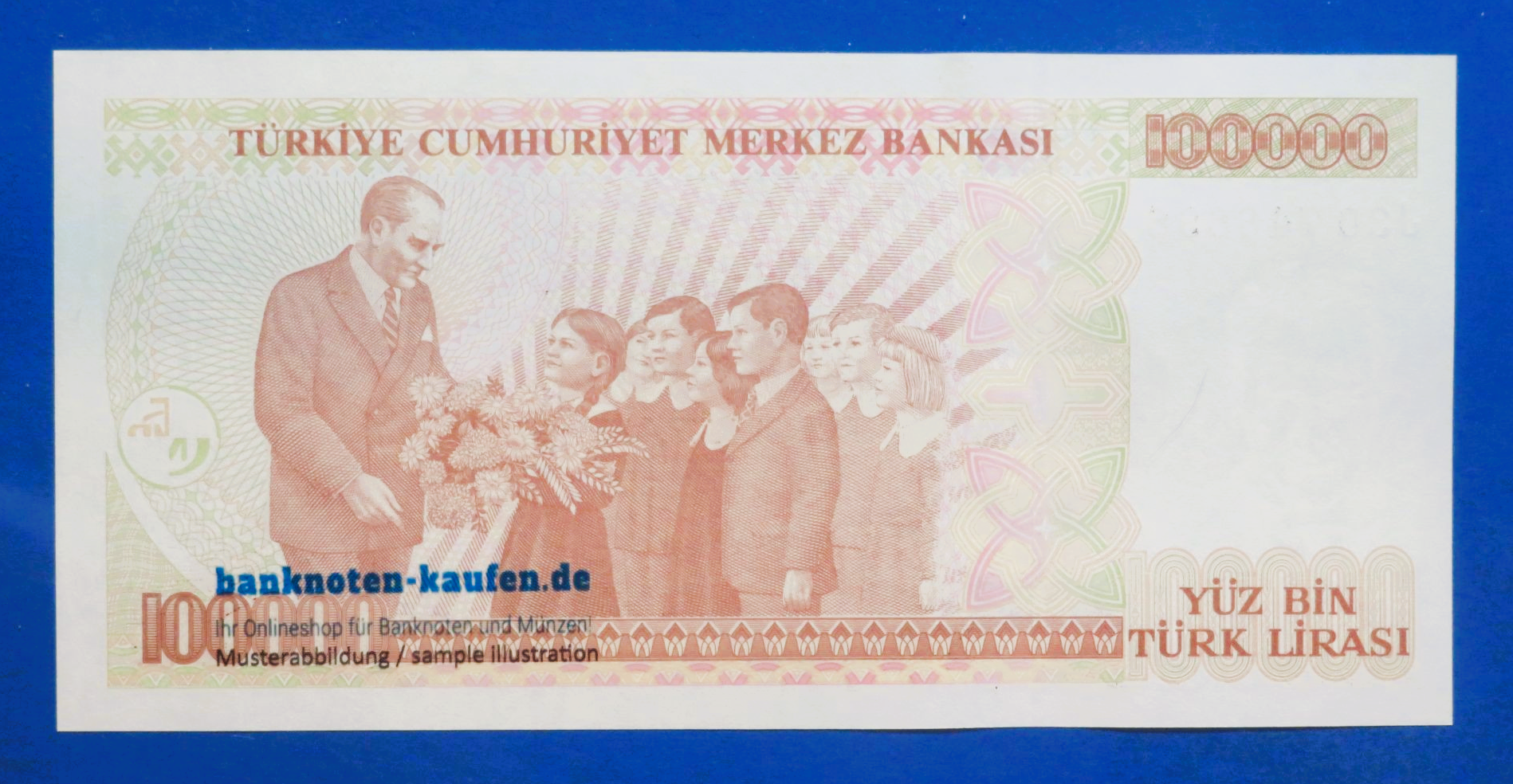 Turkey - 100,000 Lira, 1997ND, uncirculated (UNC), P-206