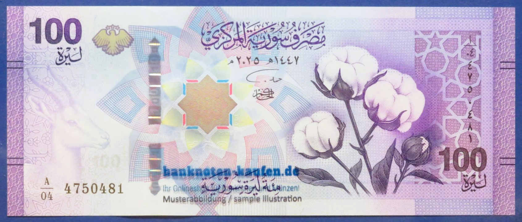 Arabia, 100 Pounds, 2025, uncirculated (UNC), P-122