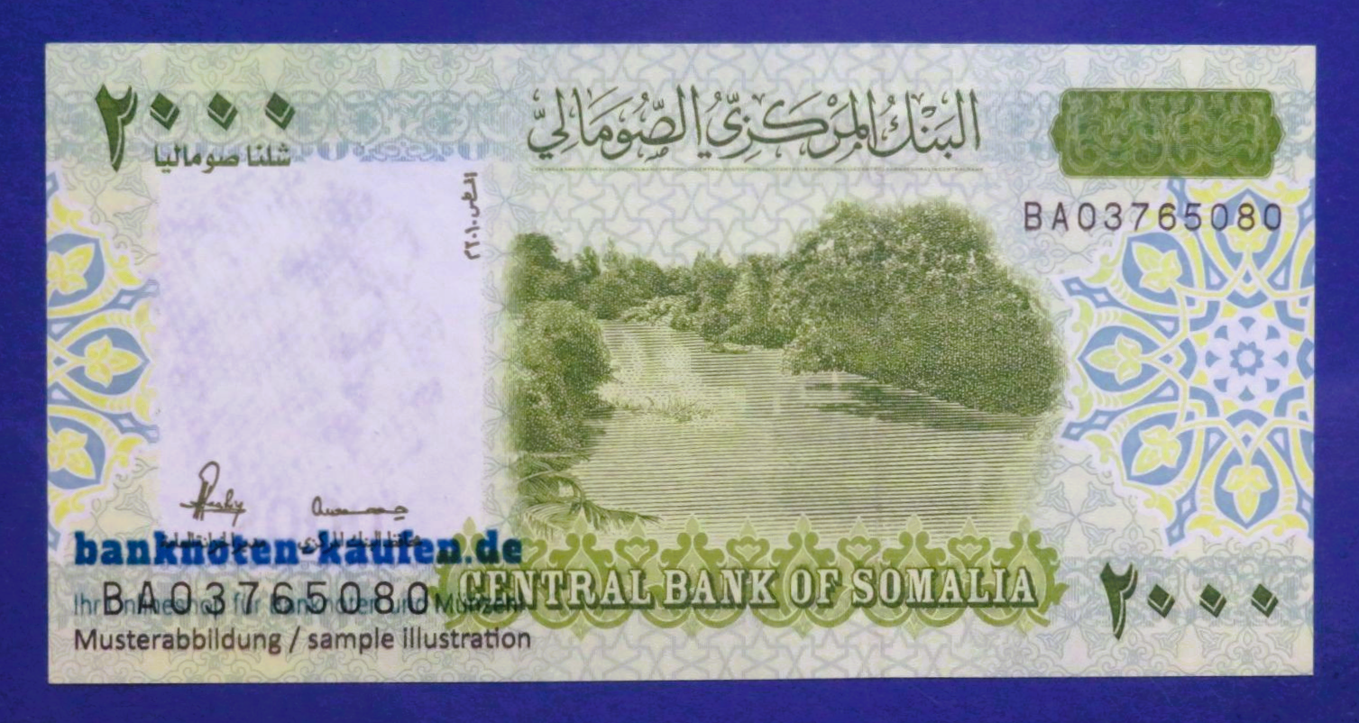 Somalia - 2,000 Shilin, 2010 (2023), uncirculated (UNC), P-39