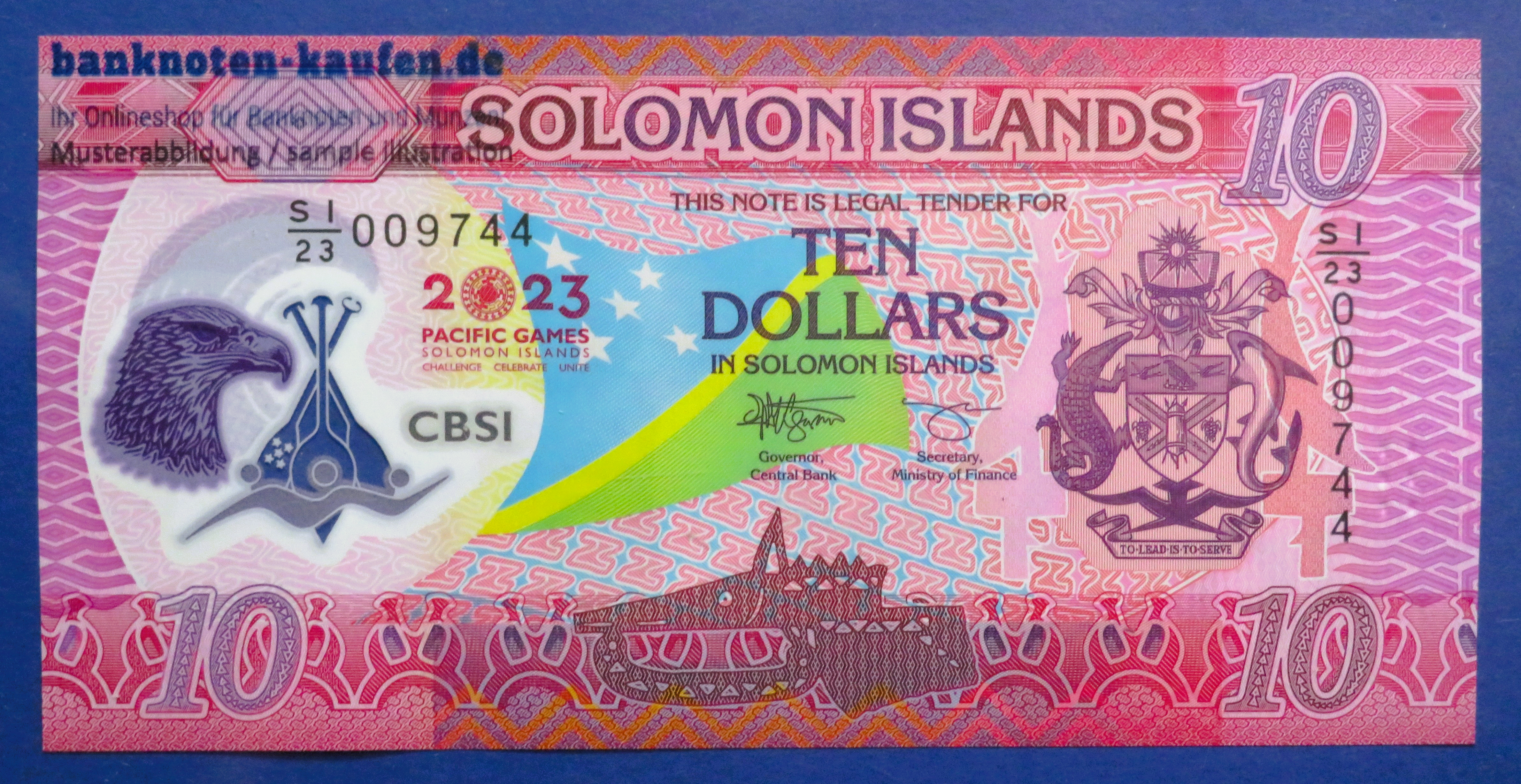 Solomon Island, 10 Dollars, 2023, uncirculated (UNC), Polymer, Commemorative issue, P-39