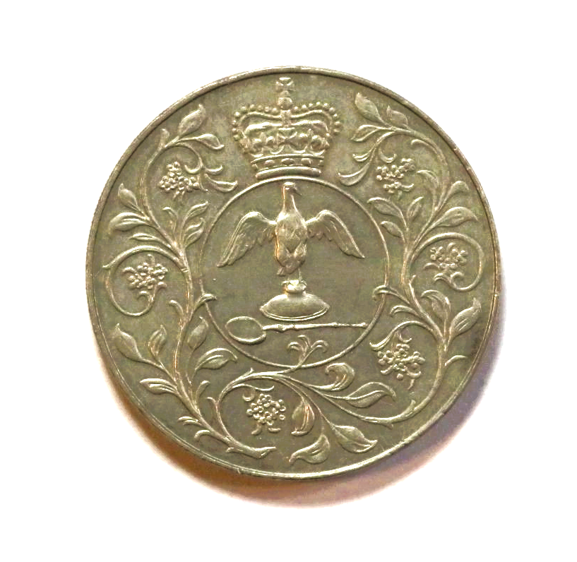 Great Britain - EZM 6: 1 Crown-coin, 1977, circulated (USED / vf), Commemorative issue 