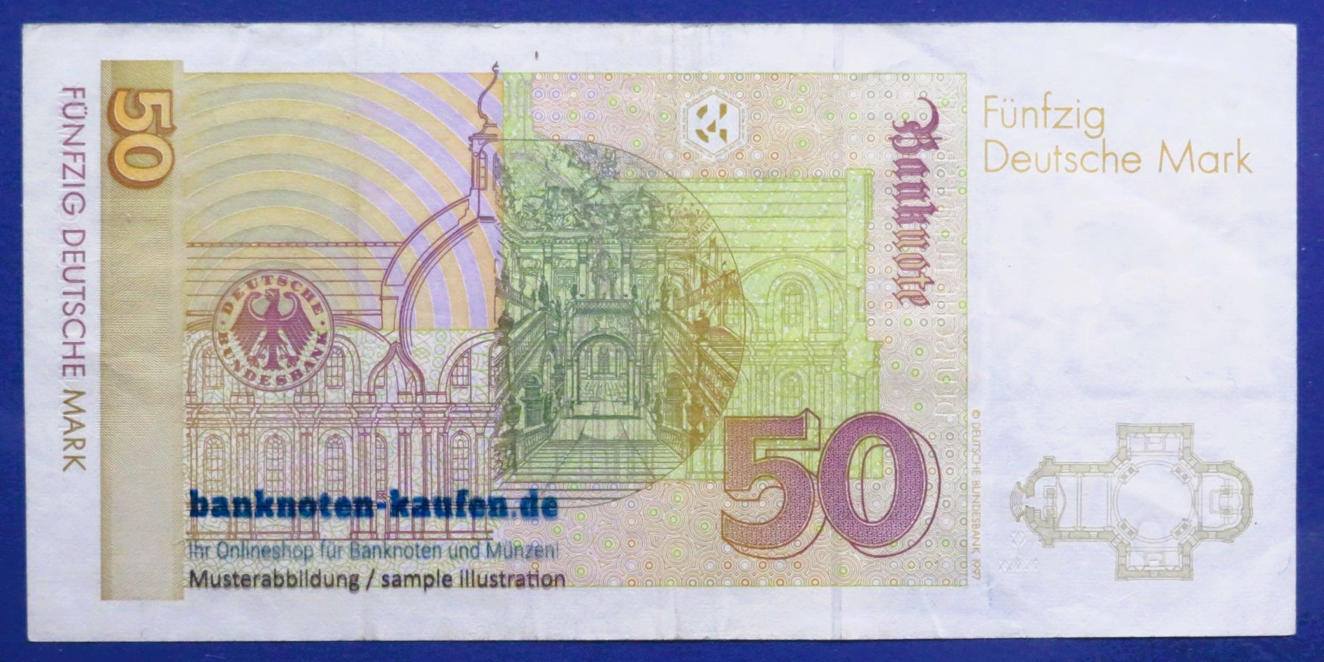 Germany-Federal Republic, 50 Deutsche Mark, 1996, circulated (USED / VF), P-45