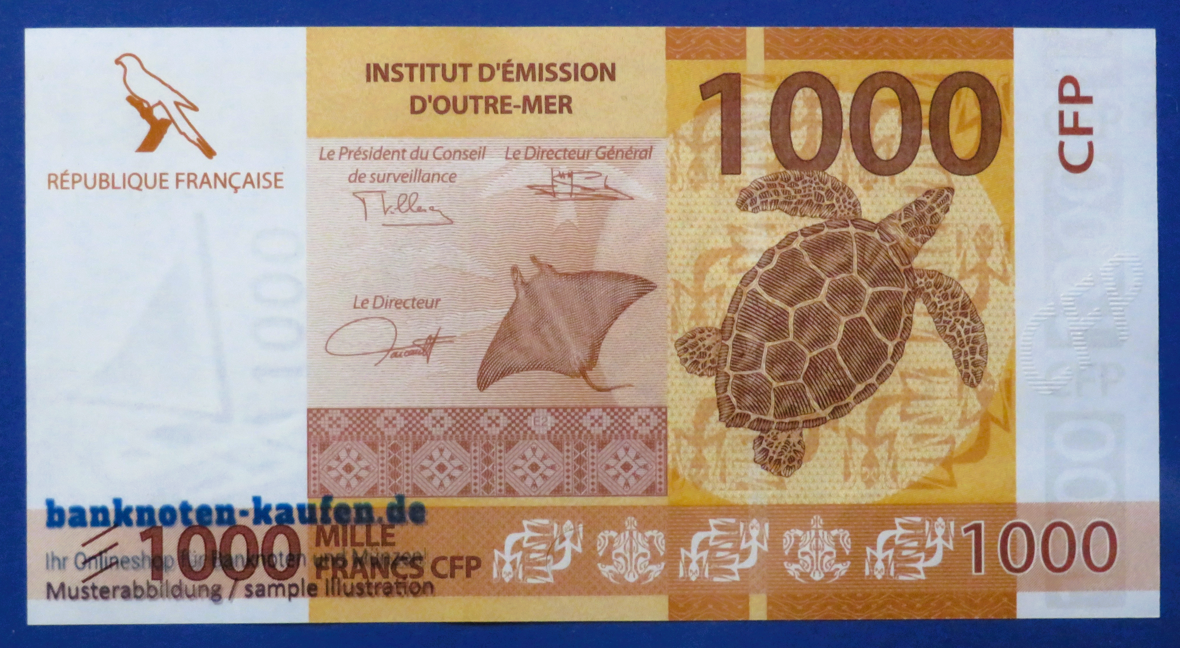 French Pacific Territories - 1,000 Francs CFP, 2014ND, uncirculated (UNC), P-6