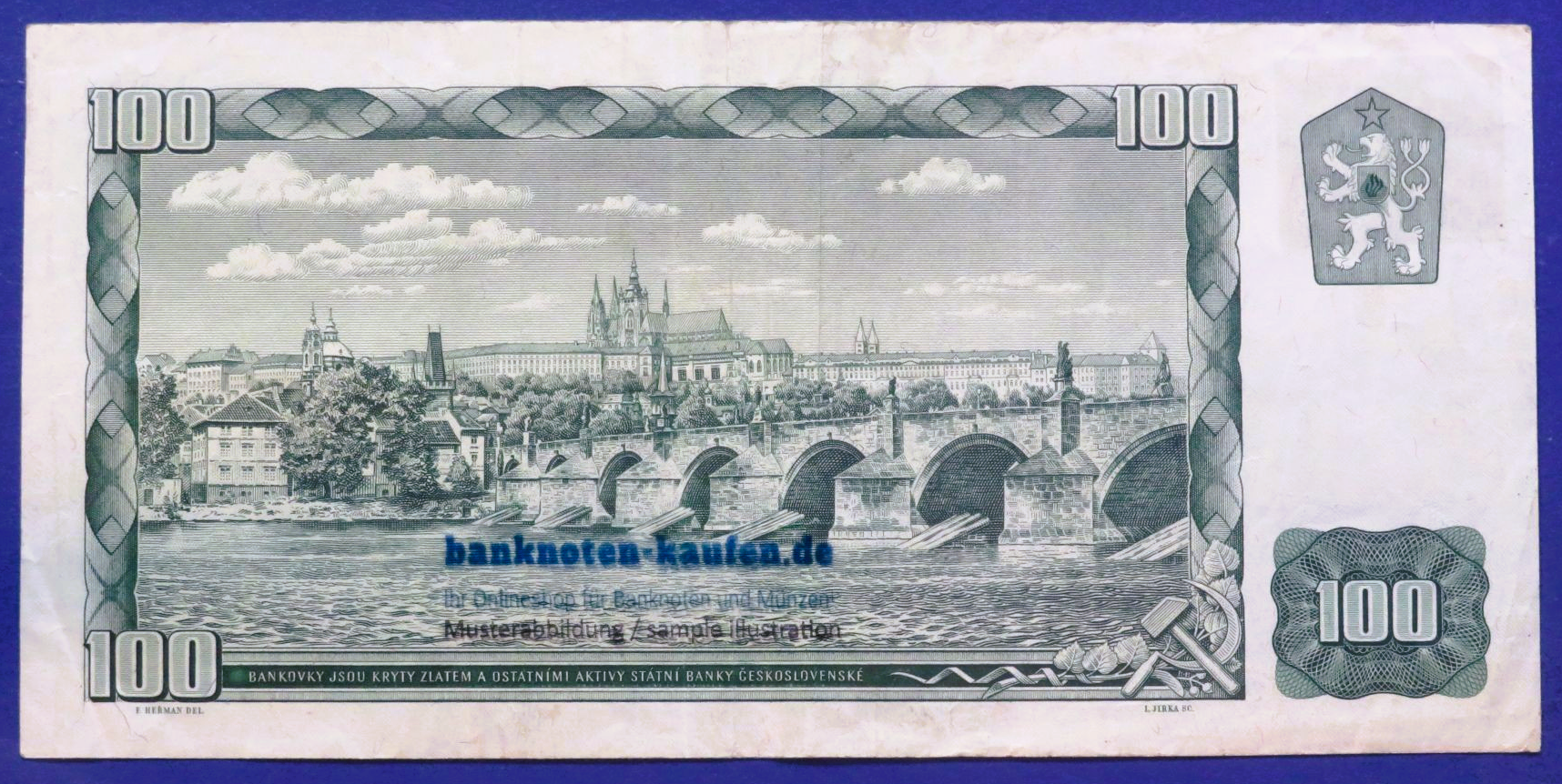 Czech Republic, 100 Korun, 1961/1993,  circulated (USED / VF), P-1k