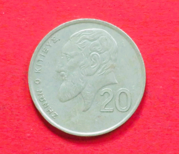 Zypern:  20 Cents, 1989-1990, gebraucht (used / ss), # 62
