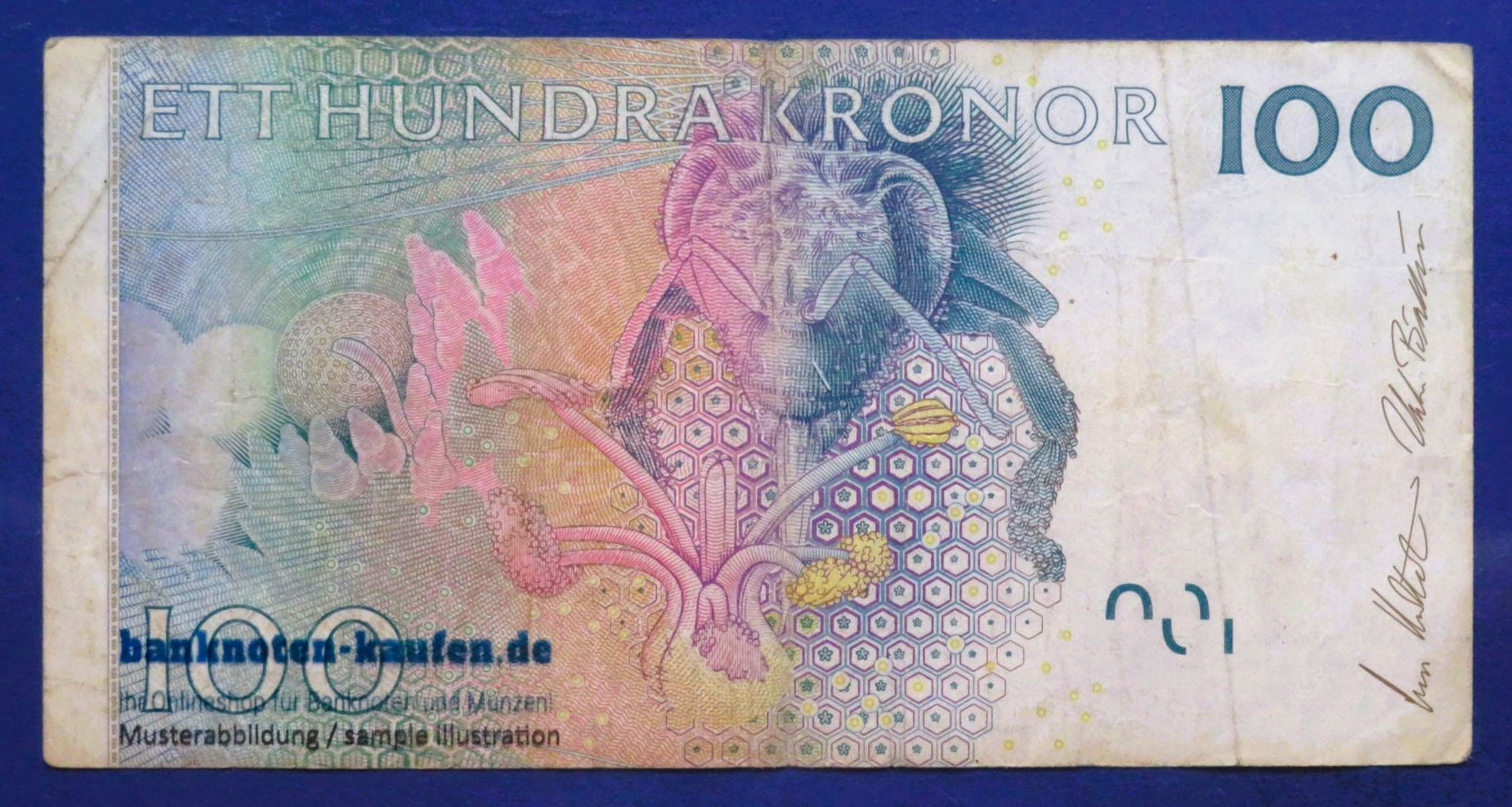 Sweden, 100 Kronor, 2001, circulated (USED / F), P-65a