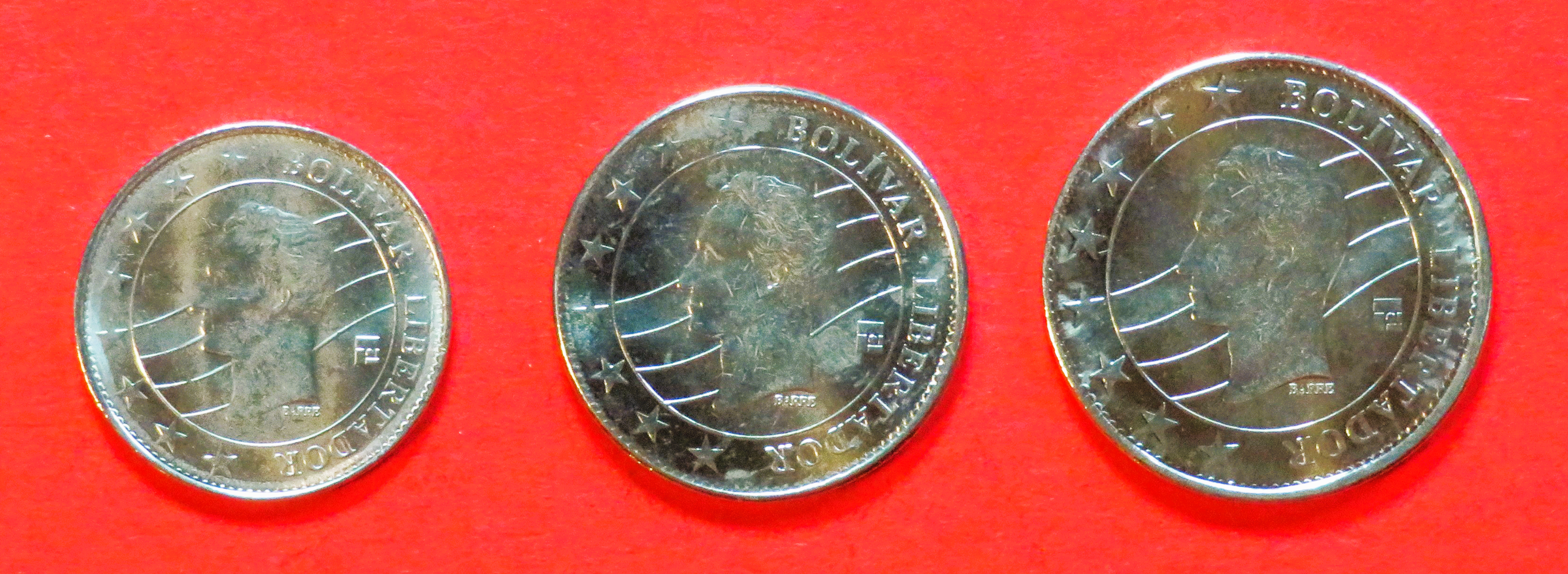 Venezuela, 10/50/100 Bolivares, 2016, uncirculated (UNC)