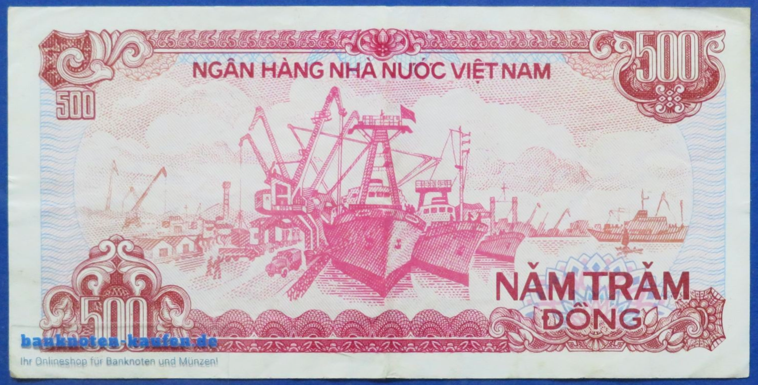 Vietnam, 500 Dong, 1988, gebraucht (USED / VF), P-101