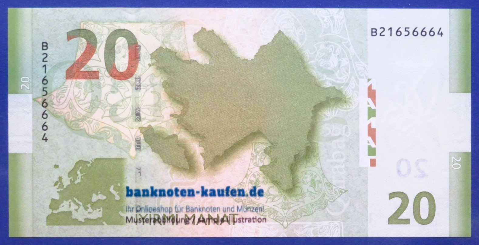Azerbaijan, 20 Manat, 2005, uncirculated (UNC), P-28