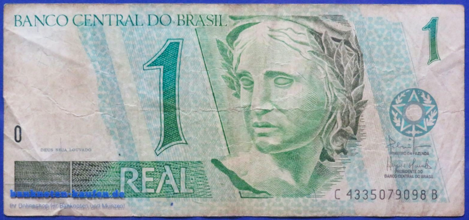 Brasilien, 1 Real, ND (1994-1997), gebraucht  (USED / VG), P-243c