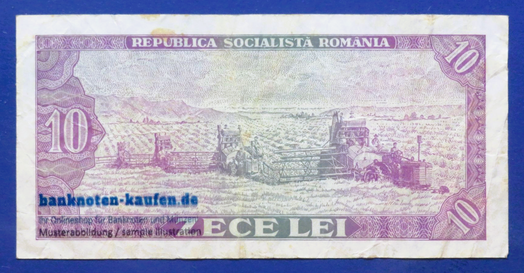 Romania, 10 Lei, 1966, circulated (USED / F), P-94