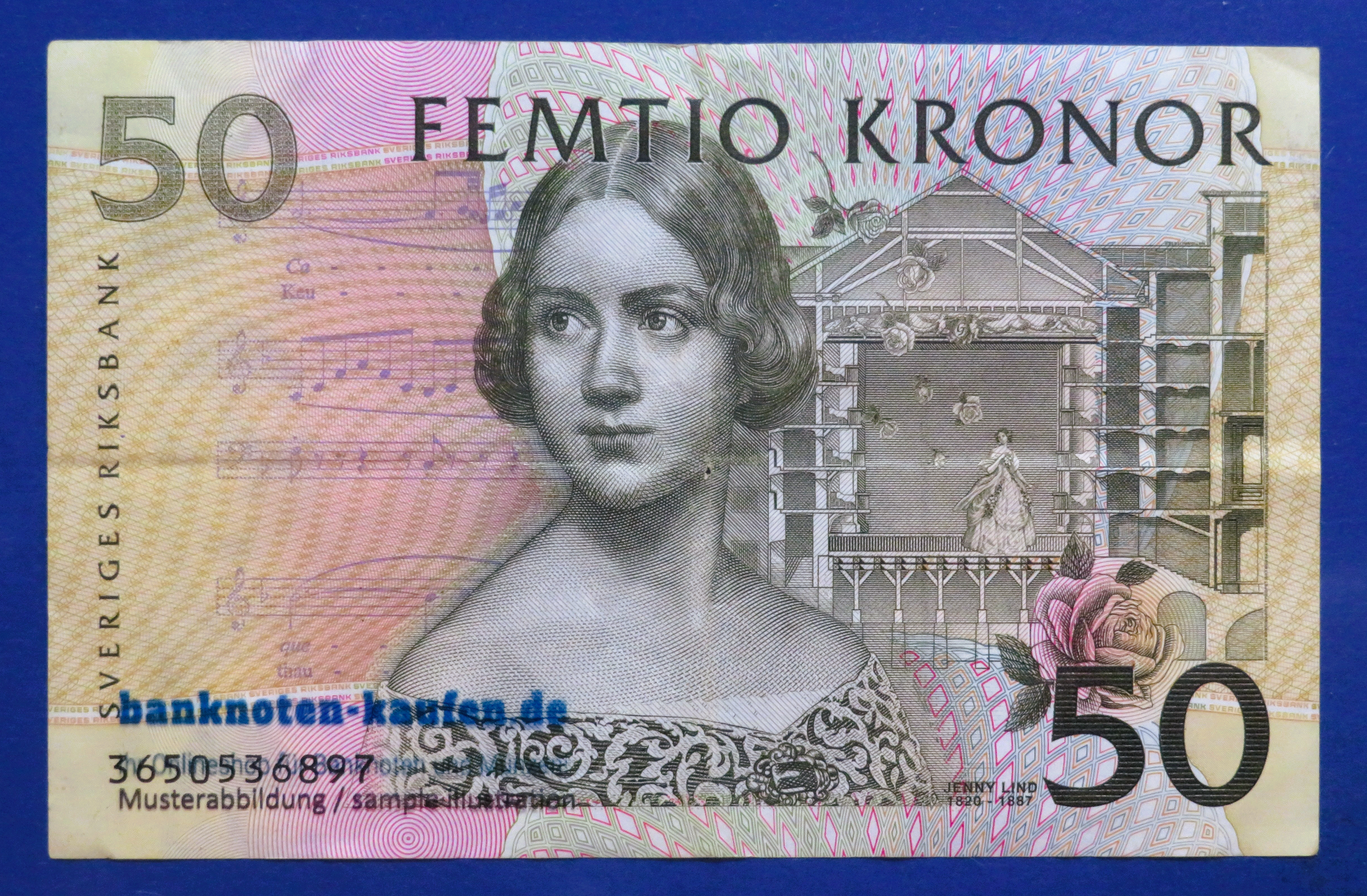Sweden, 50 Kronor, 2003, circulated (USED / F), P-62b