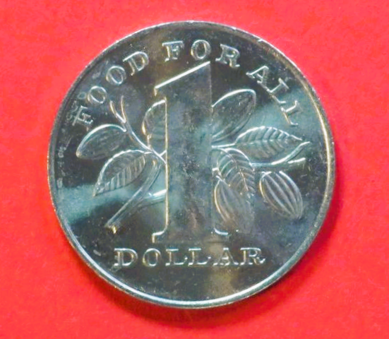 Trinidad & Tobago:  1 Dollar, 1979, unzirkuliert (unc), FAO, # 37