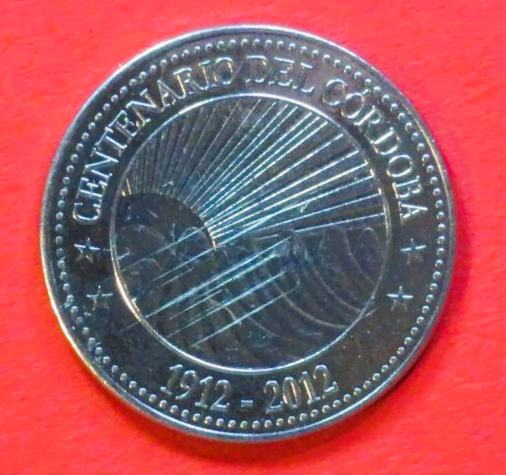 Nicaragua, 5 Cordobas, 2012, sehr schön (ss), Gedenkausgabe