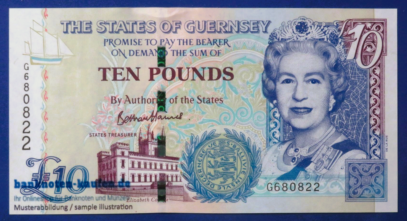 Guernsey, 10 Pounds, 2023ND, uncirculated (UNC) 