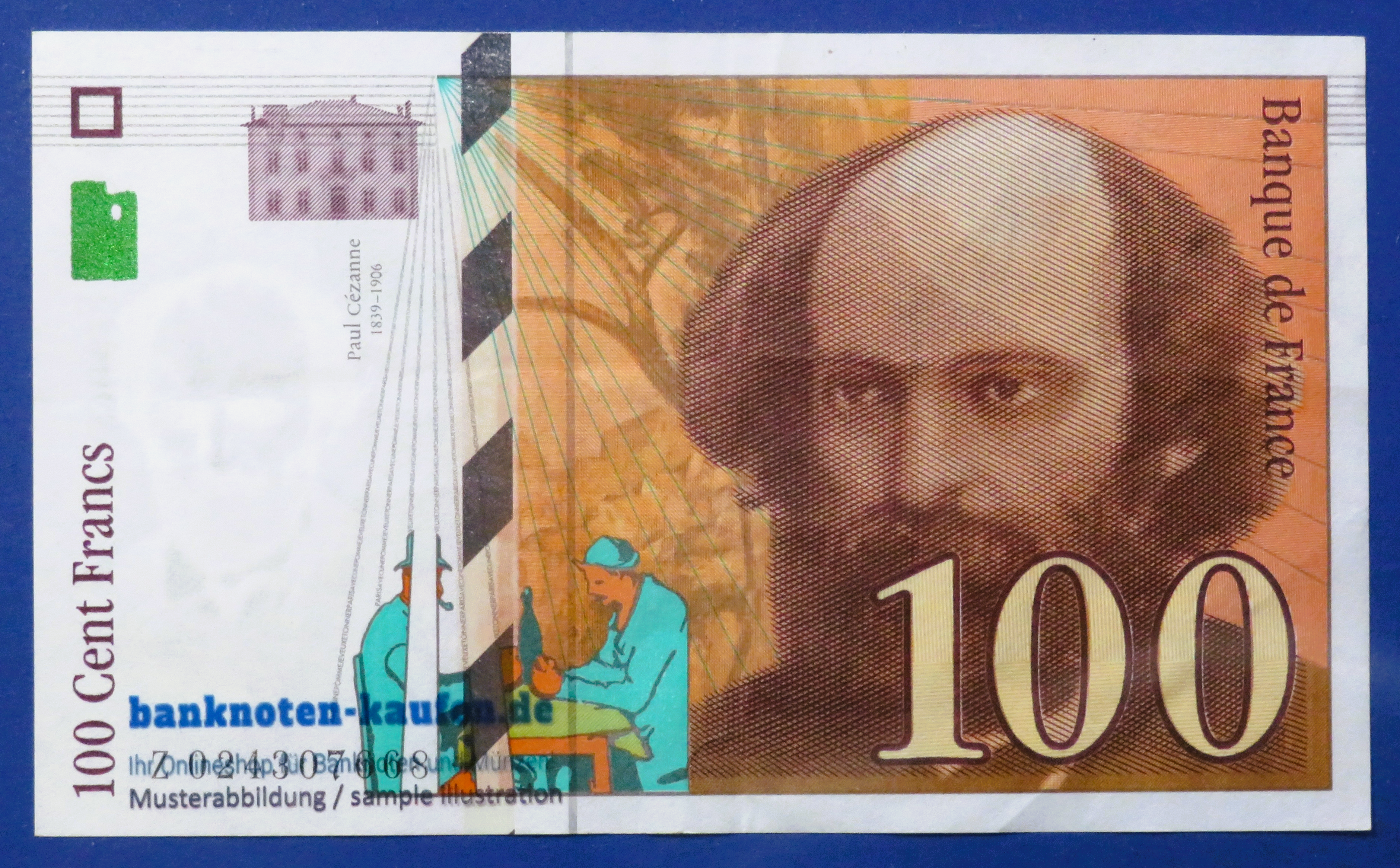 France, 100 Francs, 1997, circulated (USED / VF+), P-158