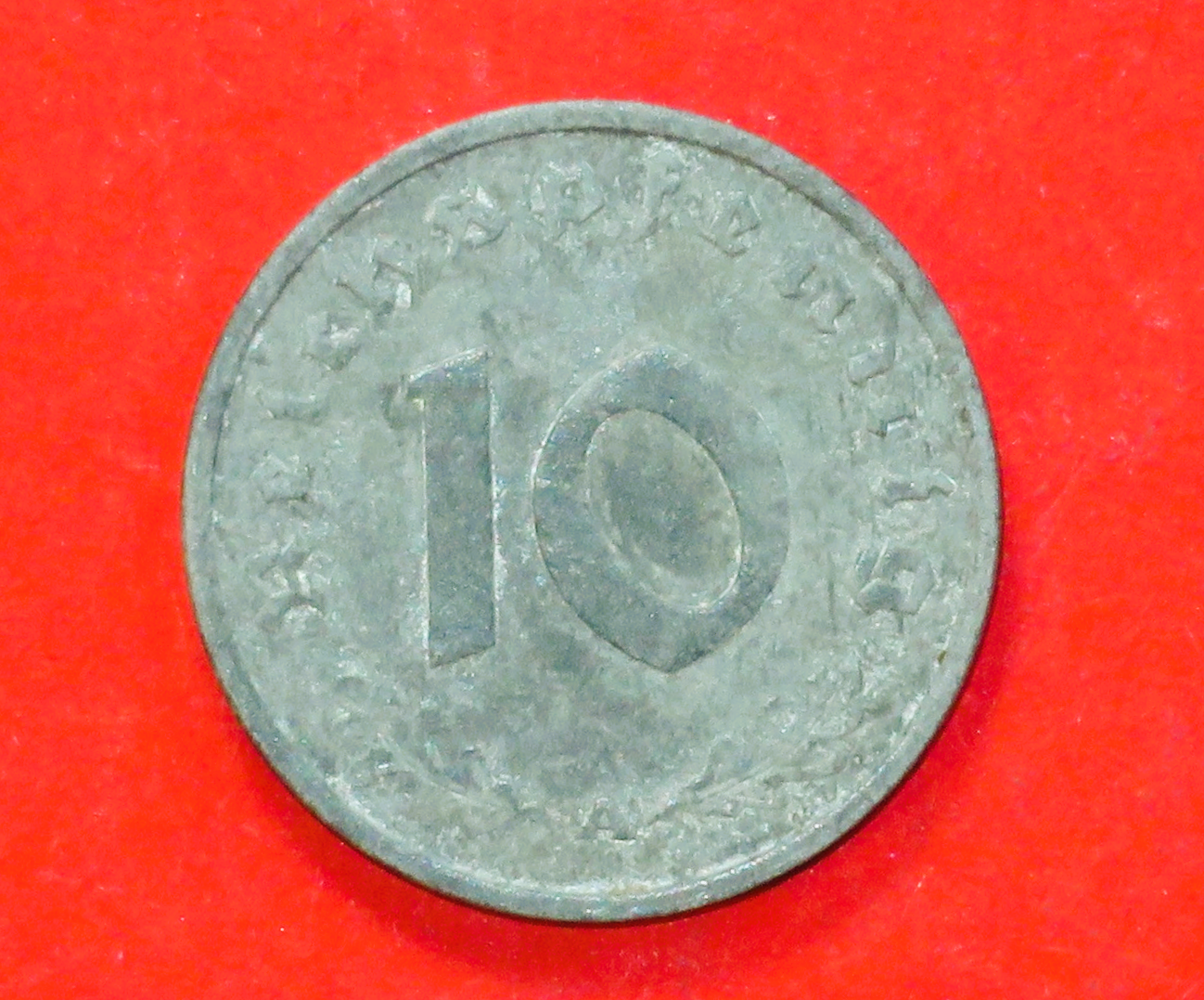 Deutschland: 10 Reichspfennig, 1945-1948, gebraucht (used / ss), # 98