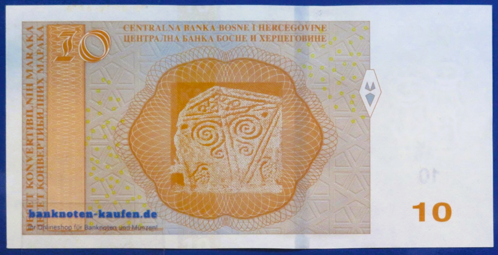 Bosnien Herzegowina, 10 Maraka, 2024, fast kassenfrisch (AU), P-80d