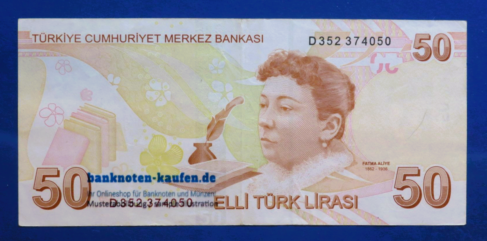 Turkey, 50 Lira, 2009, circulated (USED / VF+), P-225