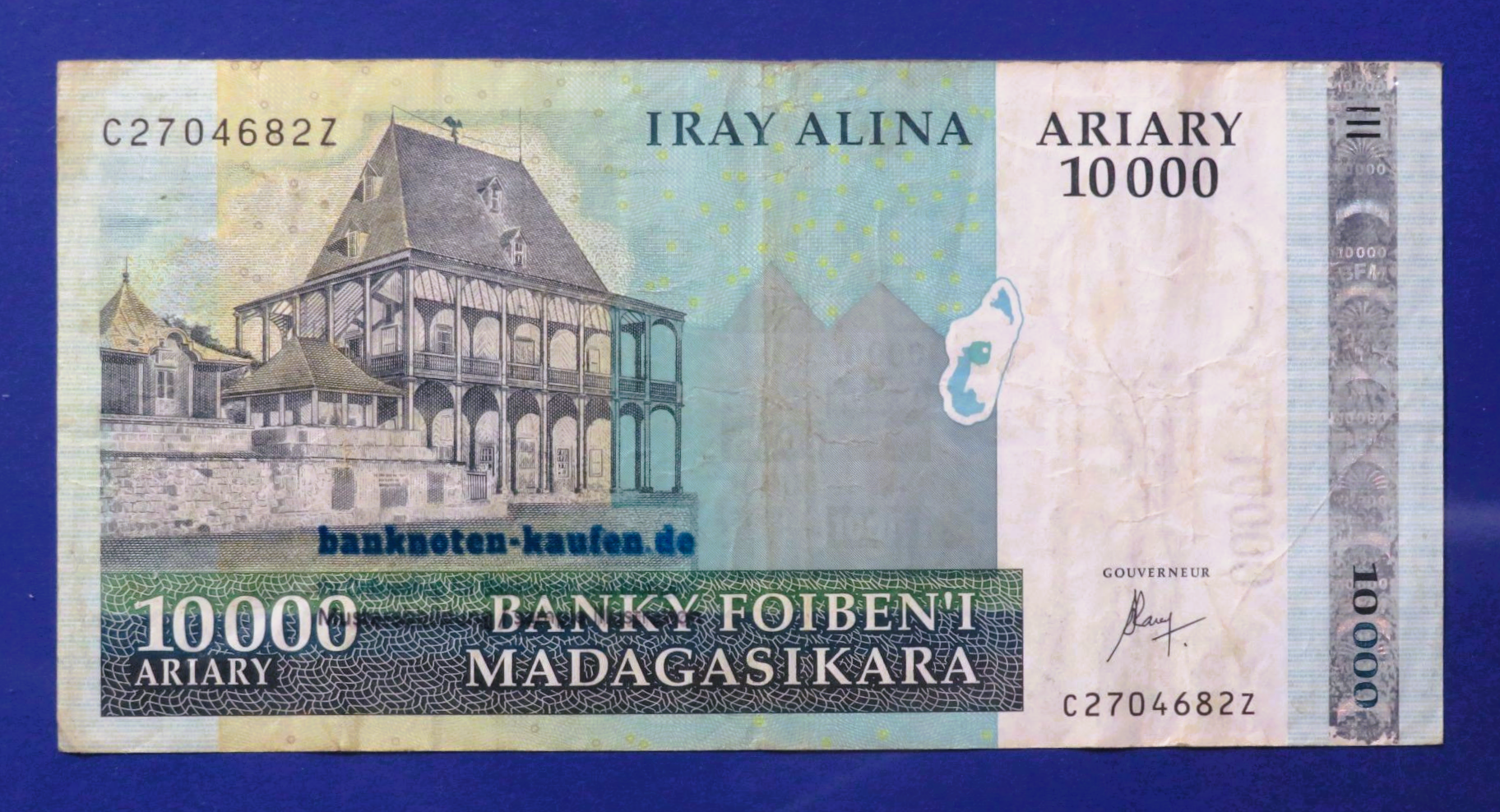 Madagaskar, 10.000 Ariary, 2007-2015ND, gebraucht (USED / VF), P-92c