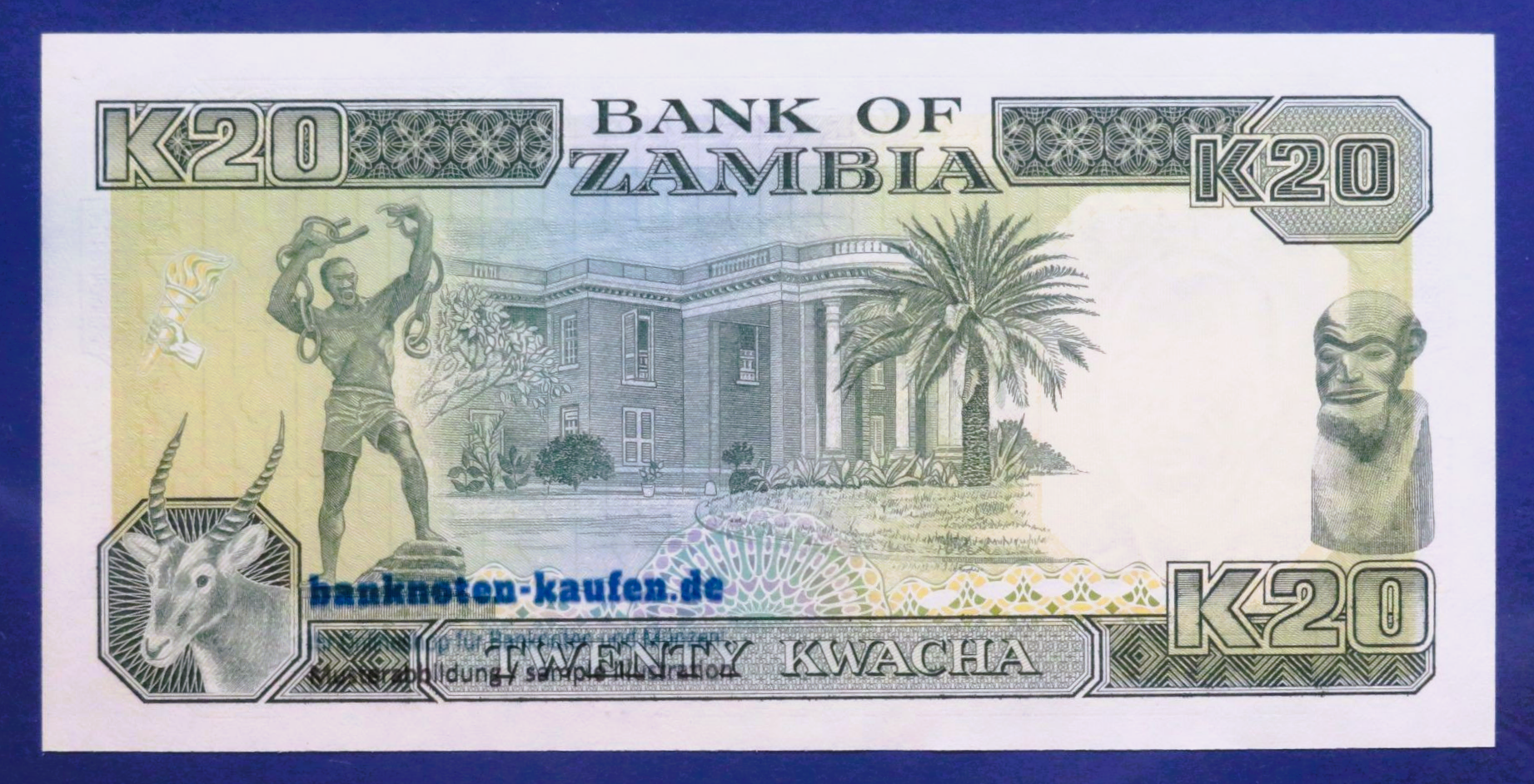 Zambia, 20 Kwacha, 1991ND, uncirculated (UNC), P-32b