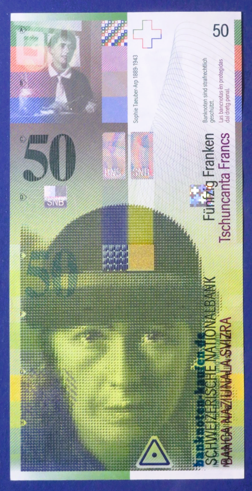Switzerland, 50 Franken, 1994, circulated (USED / XF+), P-70a