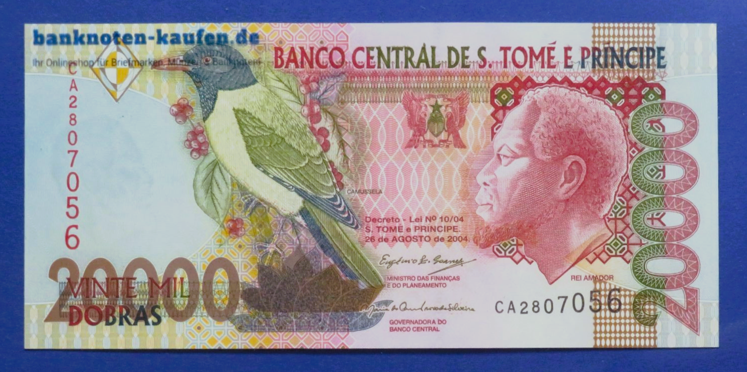 Saint Thomas & Prince - 20,000 Dobras, 2004, uncirculated (UNC), P-67c