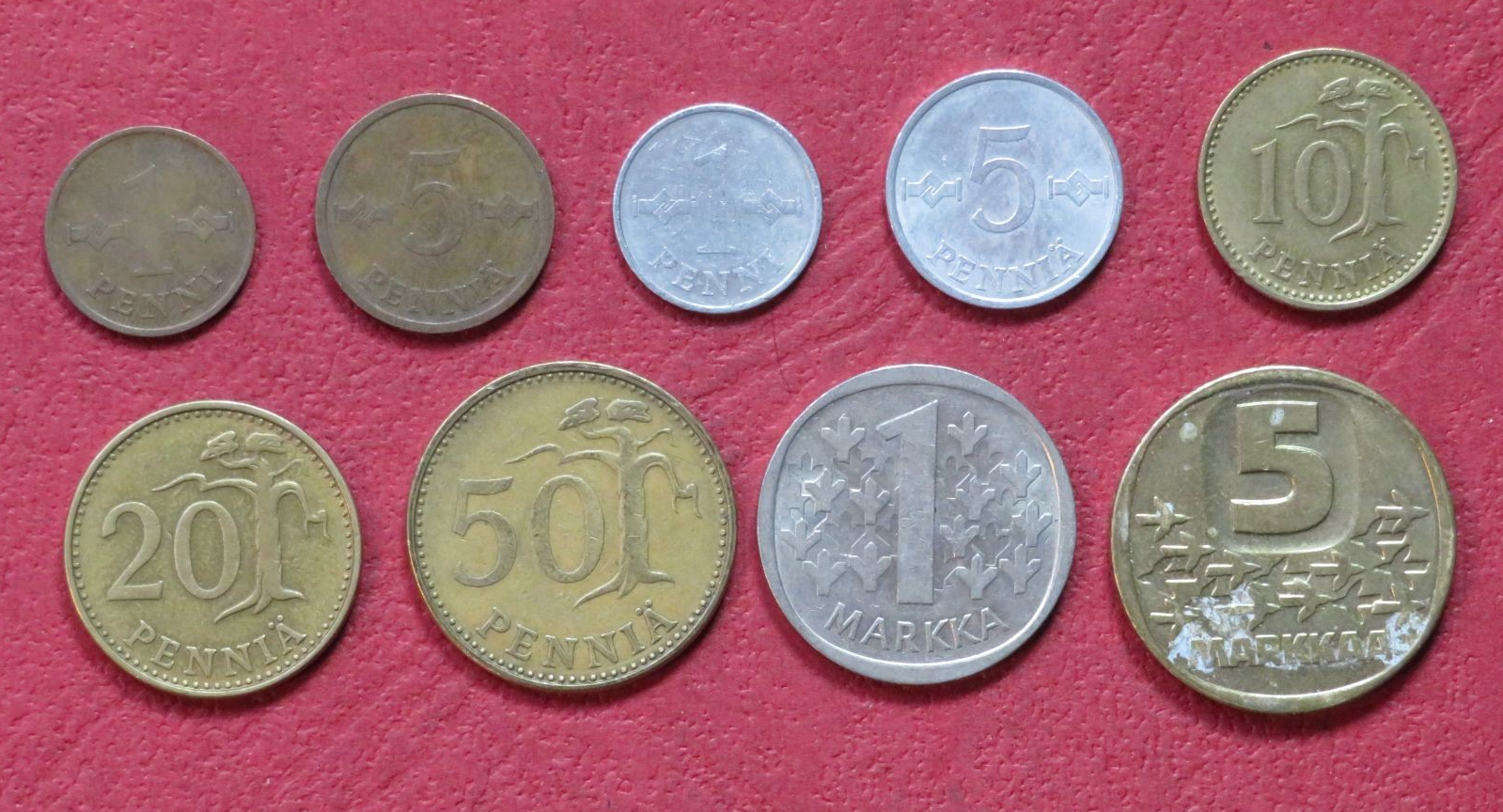 Colombia - Coin Set 1974-1981 - USED