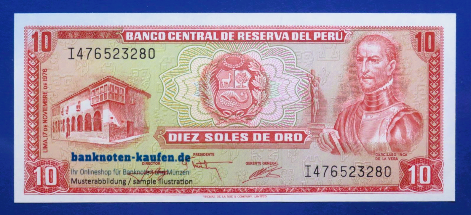 Peru, 10 Soles de Oro, 1976, uncirculated (UNC), P-112