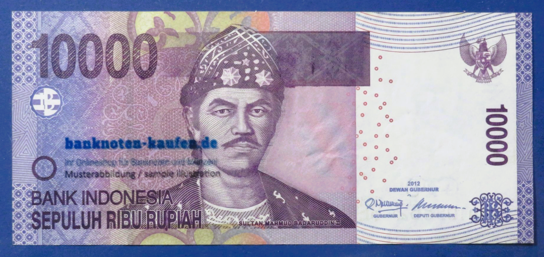 Indonesia - 10,000 Rupiah, 2012, circulated (USED / VF), P-150