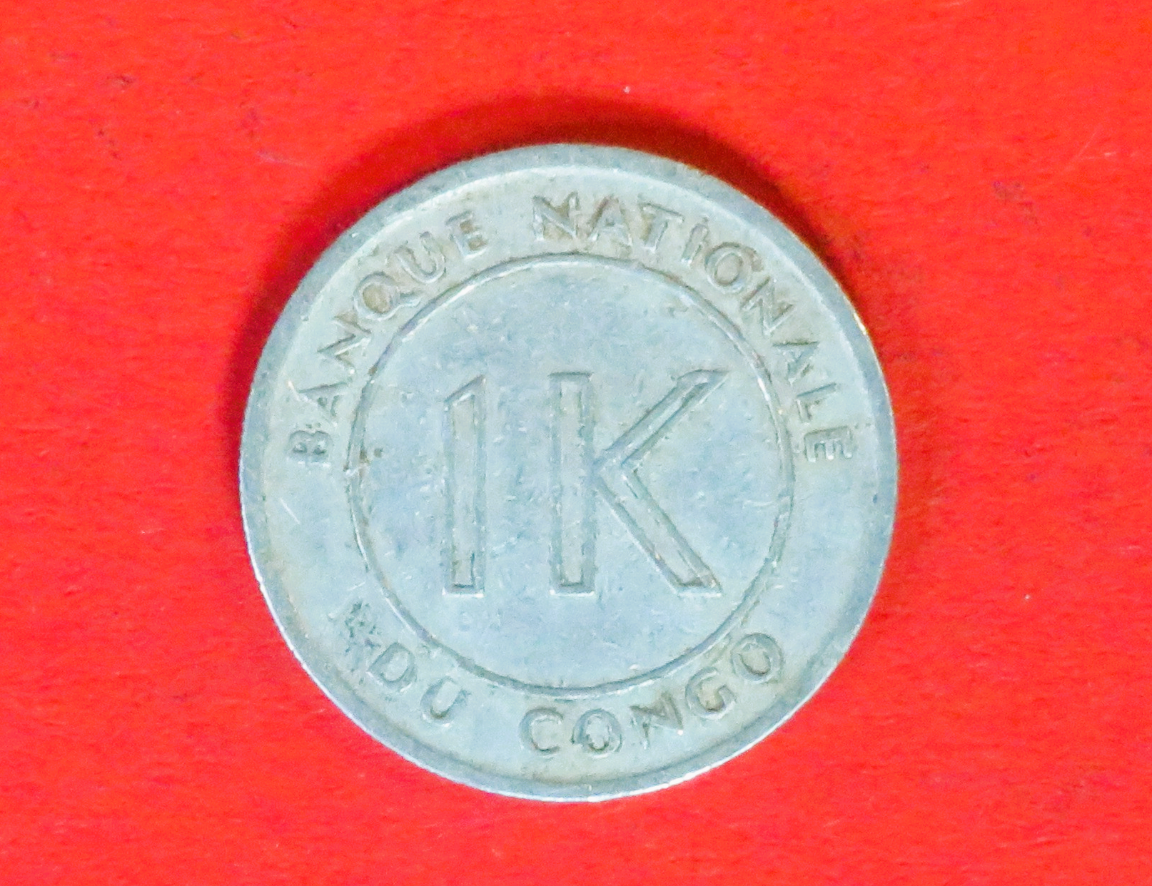 Congo:  1 Likuta, 1967, circulated (used / vf), # 41
